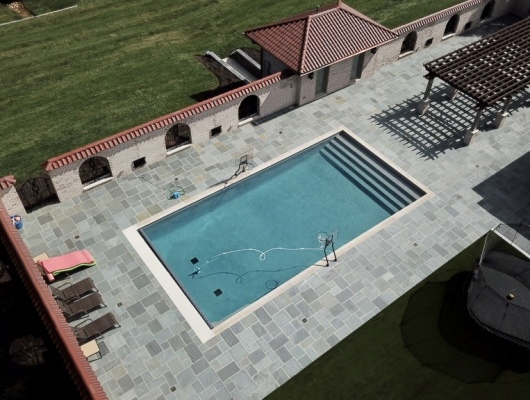 pool aerial